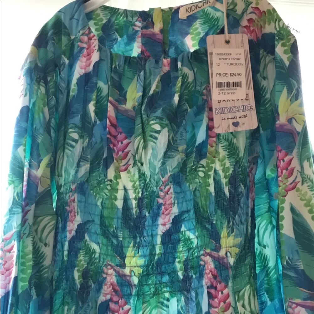 Kidichic boutique smocked floral dress